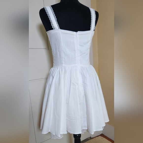 Y2K sleeveless Mini Corset Dress size L - Picture 9 of 12